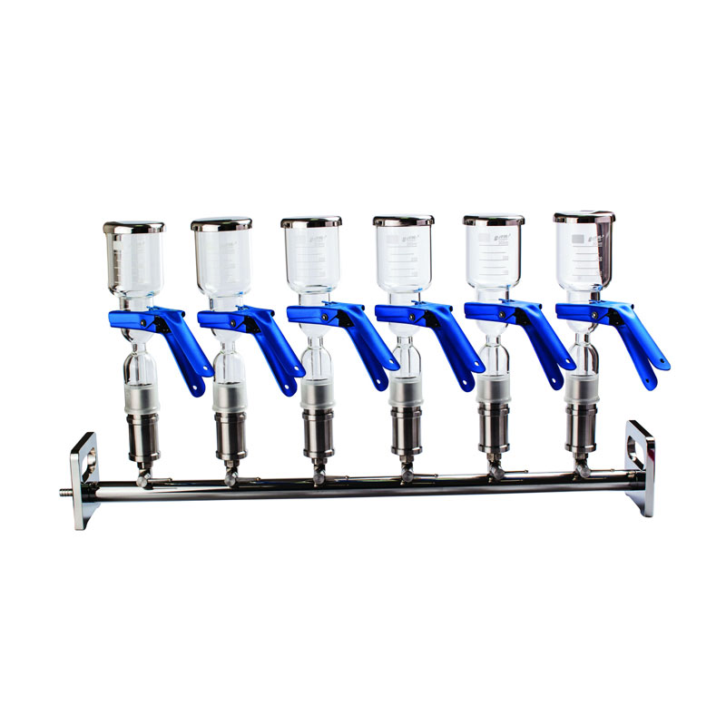 JTFA0216六聯過濾器玻璃溶劑過濾器砂芯過濾裝置